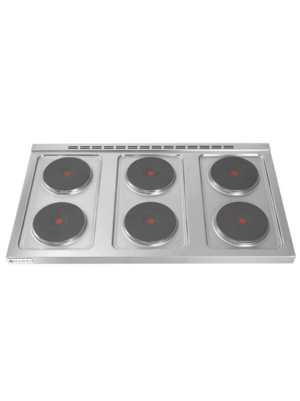 6-Plaadine konvektsiooniga GN1/1 Elektripliit KitchenLine 400V/18600W, 1200x700x(H)900mm - Image 5