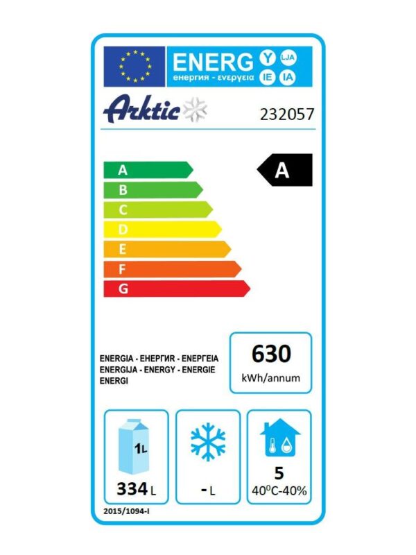 420L Külmlaud ProfiLine 700 - 3 uksega, agregaadi asukoht küljeL Arktic, GN1/1, 230V/400W, 1795x700x(H)850mm - Image 2