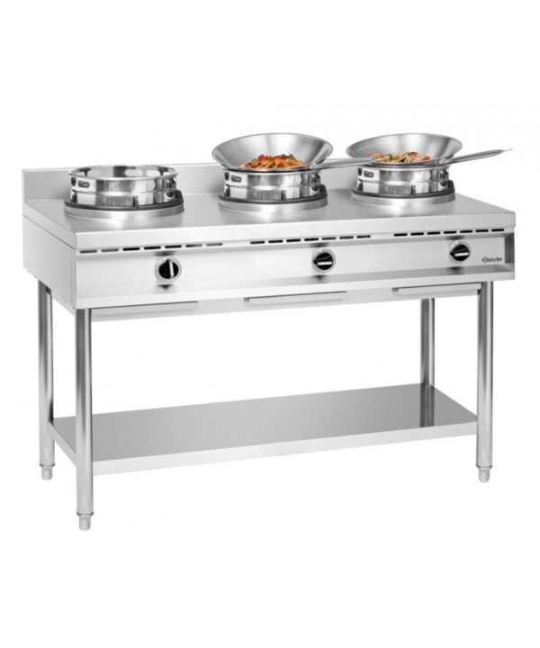 Wok cooker 3 burners